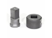 Edwards PDSQ23/32 23/32" Square Punch & Die Set with Key-Way | YarinInd