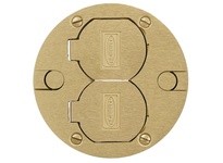 Hubbell Wiring PFBRCBRA COVER ASSEM RND PFB SERIES BR