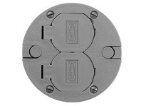 Hubbell Wiring PFBRCGYA COVER ASSEM RND PFB SERIES GY