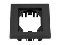 Hubbell Wiring PFBRFBL1 CARP FLANGE PLASTIC 1-G RECT BLACK