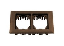 Hubbell Wiring PFBRFBR2 CARP FLANGE PLASTIC 2-G RECT BR | Industrial Supplies