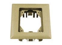 Hubbell Wiring PFBRFI1 CARP FLANGE PLASTIC 1-G RECT IVORY