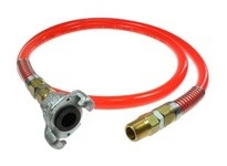 Coilhose PFD068-UC Durawhip 1/2" ID x 6' 1/2" Swivel MPT x Universal Coupler | YarinInd