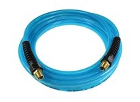 Coilhose PFE40506T Flexeel Hose 1/4" ID x 50' 3/8" MPT Transparent Blue