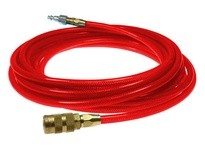 Coilhose PFE4100TR16X Flexeel Hose 1/4" ID x 100' 1/4" Automotive Transparent Red