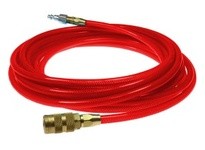 Coilhose PFE6025TR15X Flexeel Hose 3/8" ID x 25' 1/4" Industrial Transparent Red