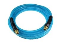 Coilhose PFE61004T Flexeel Hose 3/8" ID x 100' 1/4" MPT Transparent Blue