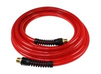 Coilhose PFE61004TR Flexeel Hose 3/8" ID x 100' 1/4" MPT Transparent Red | YarinInd