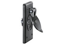 Hubbell Wiring PH6597 MARINE TELE OUTLET BK WITH COVER