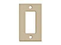 Hubbell Wiring PHPS1G GRAY PAINTED STEEL 1 GANG RECTANGULAR