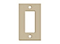 Hubbell Wiring PHPS4AL ALMOND PAINTED STEEL 4 GANG RECTANGULAR