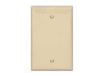 Cooper Eaton PJ13V Wallplate 1G Blank Box Mount Poly Mid Ivory