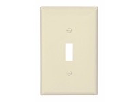 Cooper Eaton PJ1A Wallplate 1G Toggle Poly Mid Almond