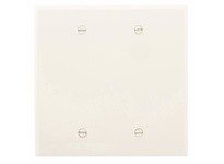Cooper Eaton PJ23A Wallplate 2G Blank Box Mount Poly Mid Almond