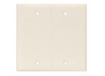 Cooper Eaton PJ23LA Wallplate 2G Blank Box Mount Poly Mid Light Almond
