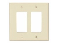 Cooper Eaton PJ262A Wallplate 2G Decorator Poly Mid Almond | Buy Now