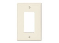 Cooper Eaton PJ26LA Wallplate 1G Decorator Poly Mid Light Almond | YarinInd