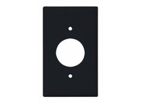 Cooper Eaton PJ7BK Wallplate 1G Single Receptacle | Durable Black Finish