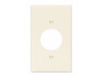 Cooper Eaton PJ7LA Wallplate 1G Single Receptacle | Light Almond Finish