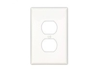 Cooper Eaton PJ82EMRD Wallplate 2G Duplex EMERGENCY Poly Mid RD | Industrial Supplies