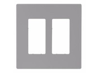 Cooper Eaton PJS262GY Wallplate 2G Deco Screwless | YarinInd