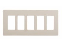 Cooper Eaton PJS265LA Wallplate 5G Deco Screwless Poly Mid LA