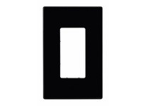 Cooper Eaton PJS26BK Black Single Gang Screwless Wallplate