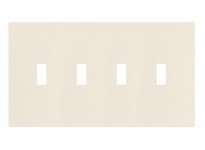 Cooper Eaton PJS4LA W.P. 4G TOGGLE SCREWLESS LIGHT ALMOND