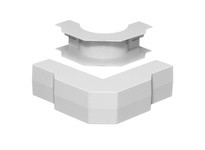 Hubbell Wiring PL1EEBCW LANTRAK BS+CVR EXT ELBOW WHT | Industrial Supplies