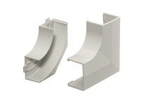 Hubbell Wiring PL1FEBC LANTRAK BS+CVR FLAT ELBOW | YarinInd