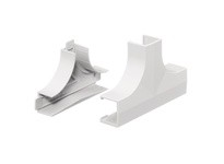 Hubbell Wiring PL1TCBCW LANTRAK BS+CVR TEE FTG WHT