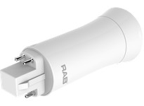 RAB PLC-9-V-830-DIR LED PLC Glass Type A 9W Vert 3000K | High-Quality Lighting