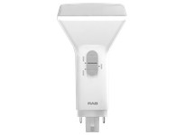 RAB PLC-9.5-V-8FA-DIR COMPACTS 1100/1120/1150 LUMENS PLC 9.5W VERTICAL 80CRI 3000/3500/4000K BALLAST COMPATIBLE