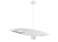 RAB PLED2X13YMSW LED Pendant 2 X 13W Warm + Mini Sensors White | YarinInd