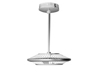 RAB PLED52YBBW/BL Pendant 52W Warm LED Bilevel Back Box Clear Lens White | YarinInd