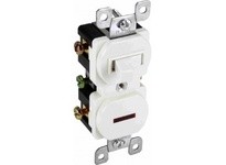 Orbit PLTS15-W 15A S/P STACK SWITCH / PILOT LT. WHITE