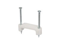 NSI PNC-736W POLYETHYLENE NAIL CLIP FOR ROMEX CABLE - 12/3 10/2 OR 10/3