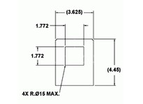 Red Lion Controls PNL3G000 1/16 DIN PNL ENC3 W/LOCK | YarinInd