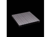 Fastube POLYPRO 8M Corrugated PolyPro Plastic - 8mm Thick - Black - 120" x 72" Sheet