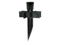 Orbit PP2A-BK 2 X 15.5 PVC POST W/ ALUM CAP - BLACK | YarinInd