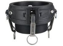 Dixon PPB400 Glass-Filled Polypropylene Cam & Groove Type B Coupler x Male NPT