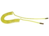 Coilhose PRE14-10B-TY Flexeel Coil 1/4" ID x 10' 1/4" MPT Swivel Transparent Yellow