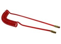 Coilhose PRE38-10A-TR Flexeel Coil 3/8" ID x 10' 3/8" MPT Swivel x Rigid Transparent Red