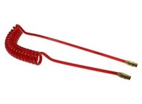 Coilhose PRE38-15-TR Flexeel Coil 3/8" ID x 15' 3/8" MPT Rigid Transparent Red