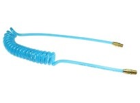 Coilhose PRE38-20-T Flexeel Coil 3/8" ID x 20' 3/8" MPT Rigid Transparent Blue