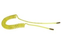 Coilhose PRE38-25A-TY Flexeel Coil 3/8" ID x 25' 3/8" MPT Swivel x Rigid Transparent Yellow