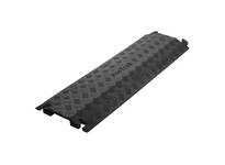 Hubbell Wiring PROTRK140BK PROTRAKDROPOVERSGL 4" WIDECHLBLK3