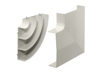 Hubbell Wiring PS3FEBC SUP BS-TRAK BS+CVR FLAT ELBOW