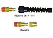 Coilhose PSM0606P PUR Reusable Swivel 3/8" ID x 3/8" BSPP