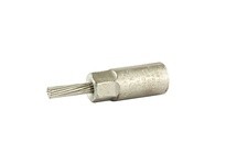 NSI PT2/0 BI METALLIC PIN TERMINAL 2/0 AWG WIRE SIZE #1 AWG TIN PLATED STRANDED COOPER PIN